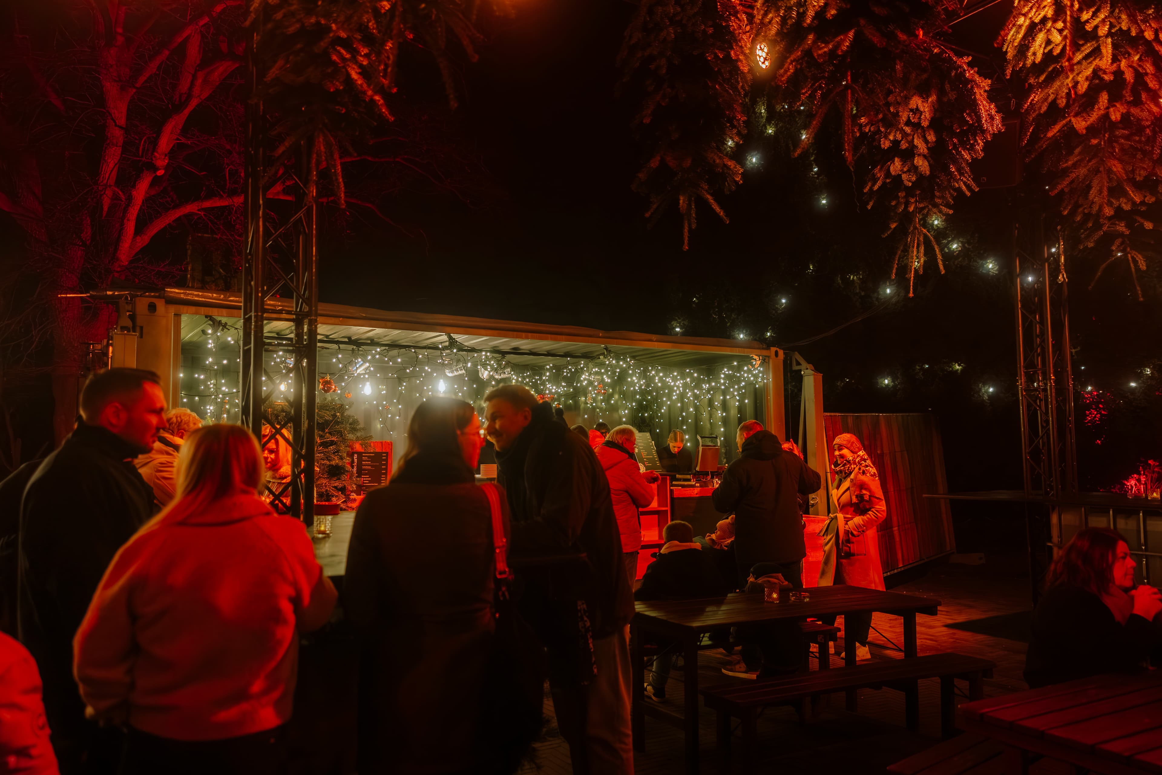 Foodcourt beim Winterleuchten