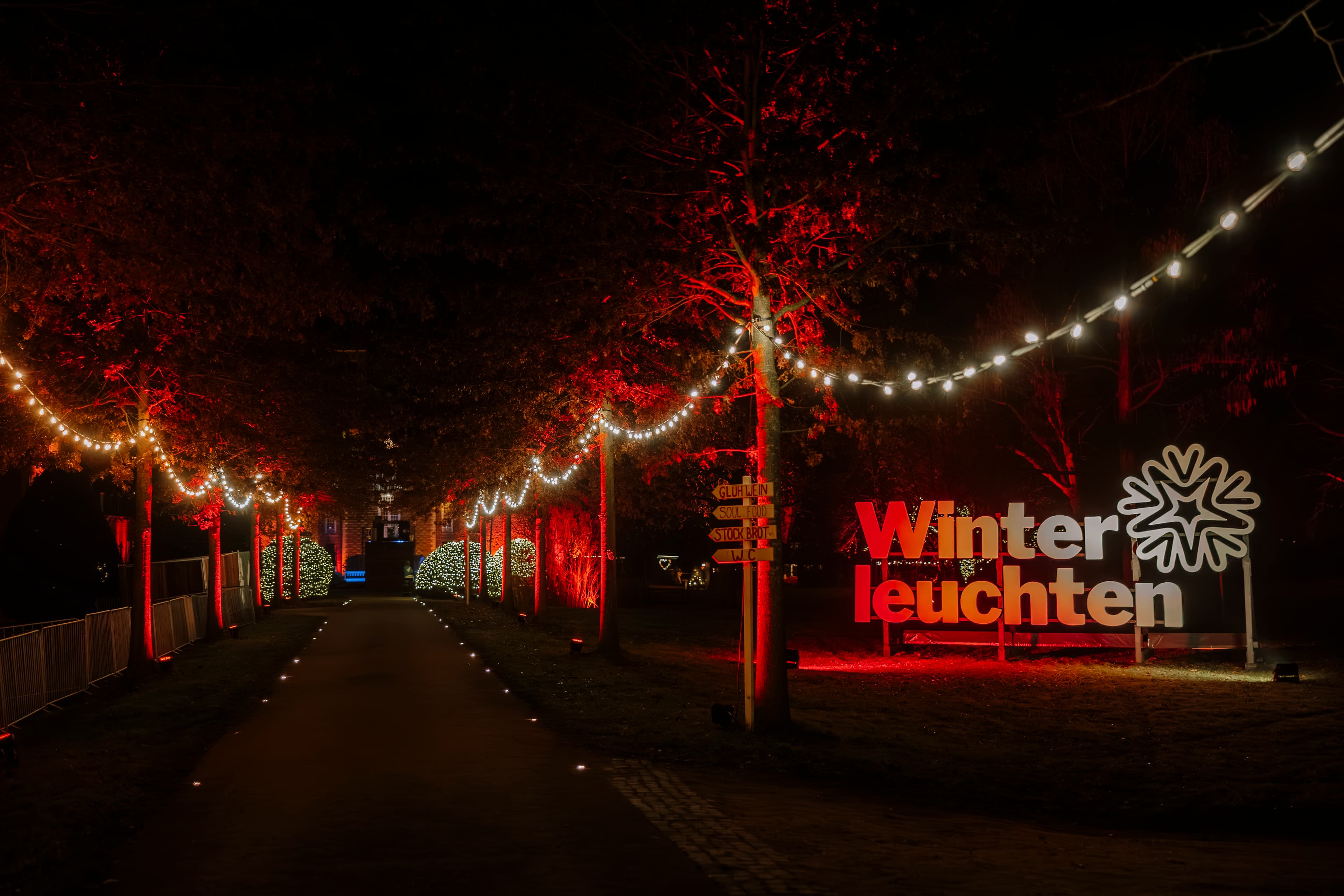 Eingang zum Winterleuchten